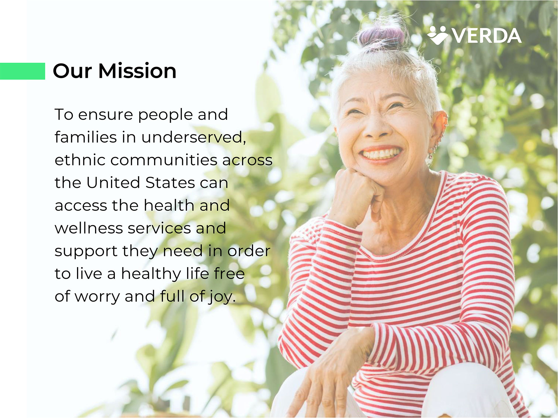 Our Mission - Verda Healthcare